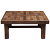 Checkered Red Oak Coffee Table