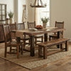 Barnwood Wood Seat Bench