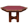 Barnwood Poker Table with Timber Base
