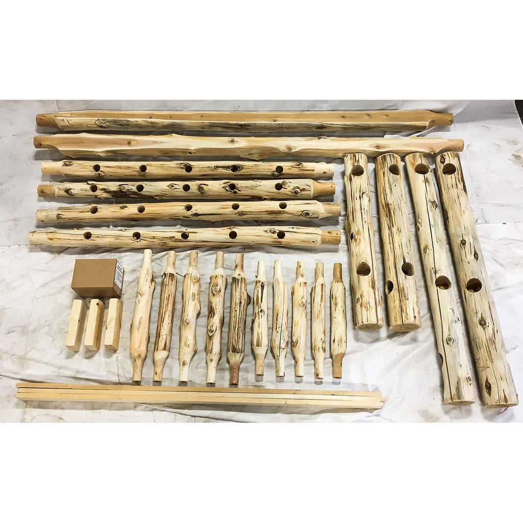 Voyageur Log Bed - Twin