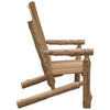 Unfinished Voyageur Two-Person Adirondack Chair