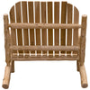 Unfinished Voyageur Two-Person Adirondack Chair
