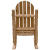 Unfinished Voyageur Adirondack Rocking Chair