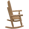 Unfinished Voyageur Two-Person Adirondack Rocking Chair