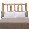 Full Traditional Log Headboard Only
