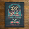 Rather Be Lost Personalized Wall Art