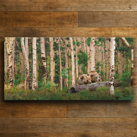 Personalized Aspen Bear Wall Art