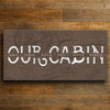 Our Cabin Personalized Stretched Canvas - Large