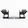 Elk Calling Metal Bookends