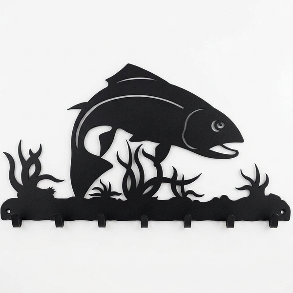 Leaping Trout Key Chain Holder