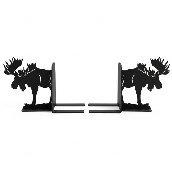 Moose Metal Bookends