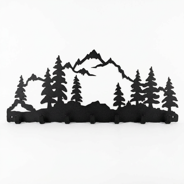 Forest Mountains Key Chain Holder