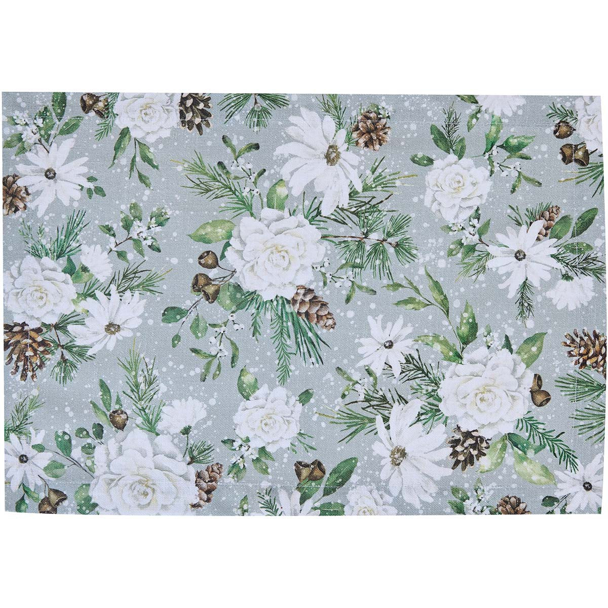Winter's Blossom Table Linens