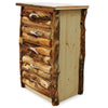 Elk Antler 5 Drawer Log Chest