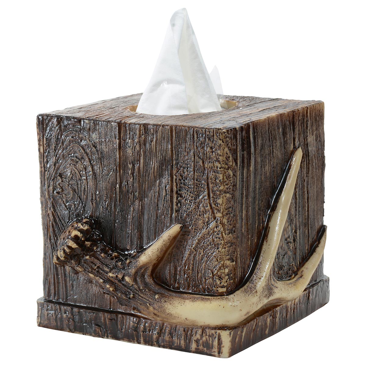 Buck Mountain Antler Tissue Box