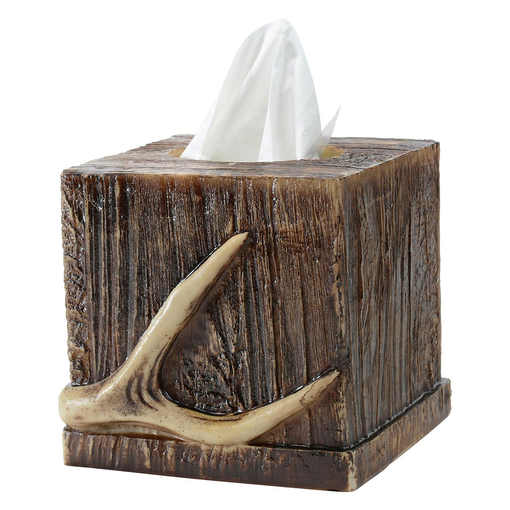 Buck Mountain Antler Tissue Box