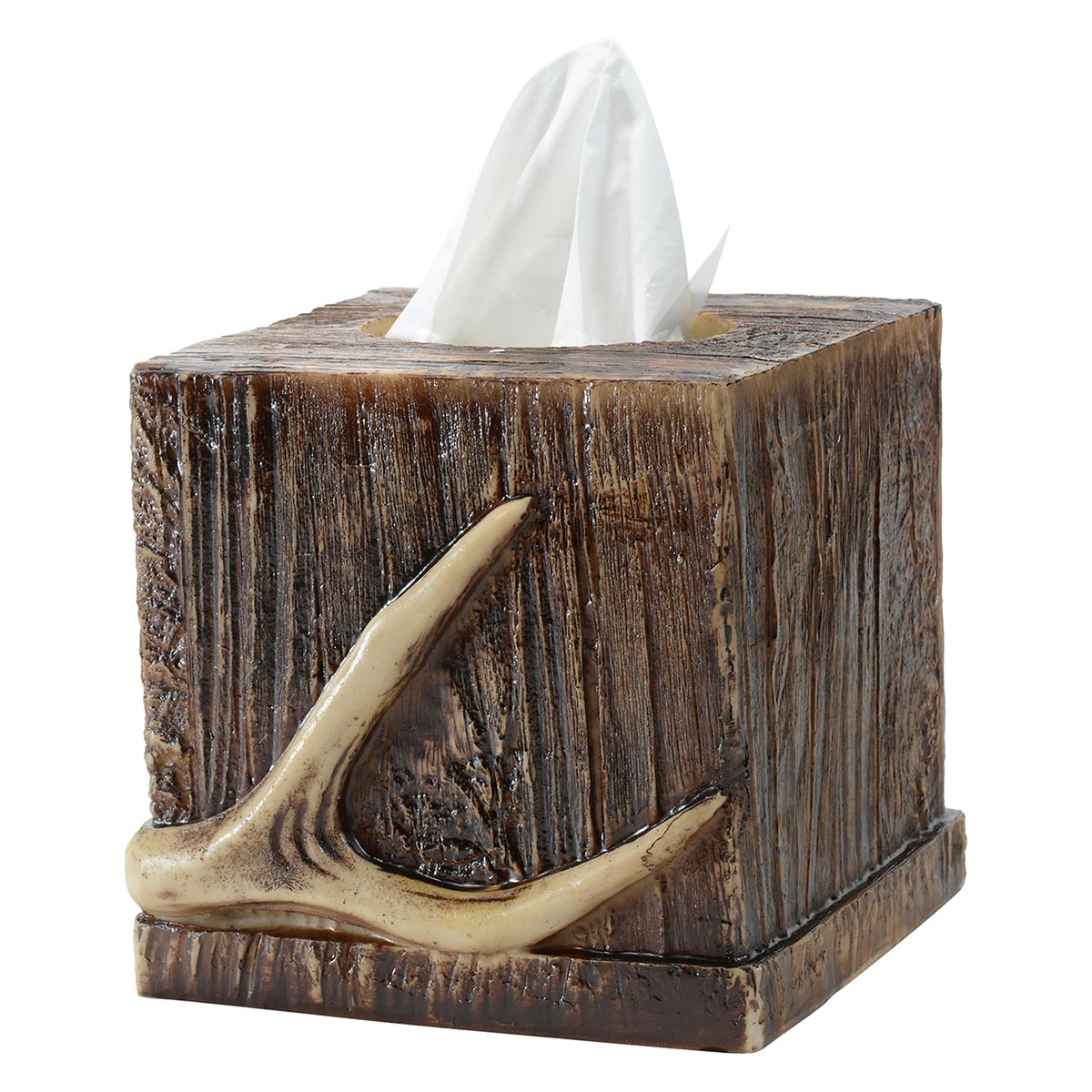 Buck Mountain Antler Tissue Box