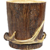 Buck Mountain Antler Waste Basket