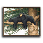 Loving Bears Personalized Float Framed Canvas - Large