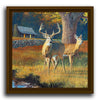 Wide Awake Whitetail Deer Personalized Canvas Art