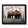 Cabin Home Personalized Framed Print