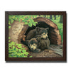 Personalized Bear Cubs Framed Print