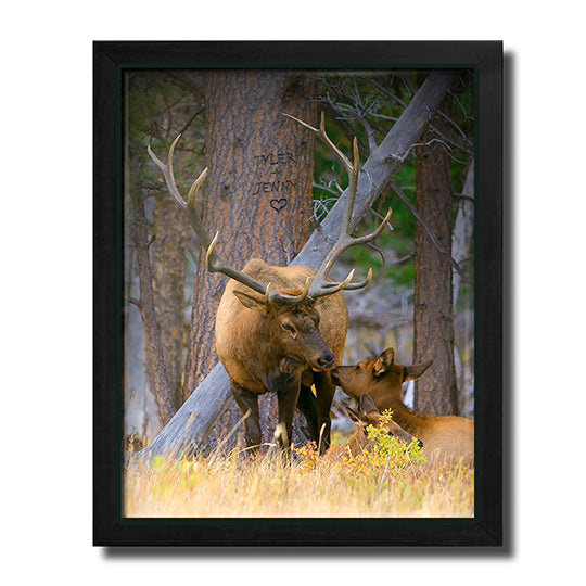Woodland Sweethearts Personalized Wall Art