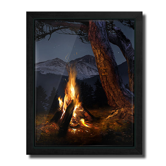 At the Campfire Personalized Wall Art