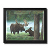 Personalized Moose Framed Print