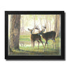 Personalized Whitetail Deer Framed Print - Spring