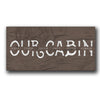 Our Cabin Personalized Stretched Canvas - Medium