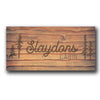 Pine Forest Personalized Stretched Canvas