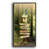 Forest Path Personalized Framed Canvas
