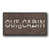 Our Cabin Personalized Framed Canvas