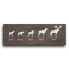 Personalized Moose Family Stretched Canvas - Small