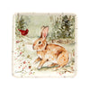 Winter Wildlife Canape Plates - Set of 4