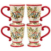 Forest Christmas Mugs - Set of 4