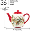 Forest Christmas Teapot