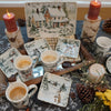 December Woodland Mugs-Set of 4