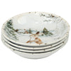 December Woodland Soup Bowls-Set of 4
