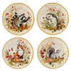 Forest Friends Salad Plates - Set of 4