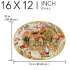 Forest Friends Oval Platter