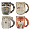 Forest Friends 3-D Mugs - Set of 4
