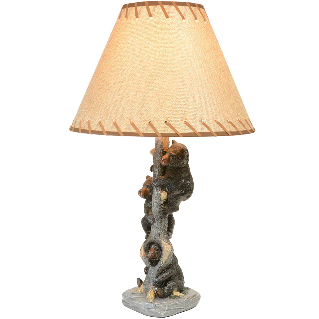 Bears in a Tree Table Lamp