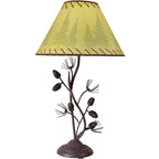 Metal Pinecone Table Lamp