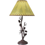Metal Pinecone Table Lamp