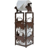 Pine Tree & Bears Toilet Paper Stand