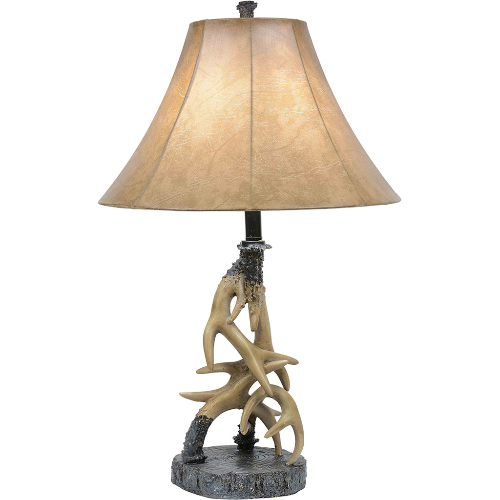 Faux Antler Table Lamp