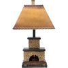 Stone Fireplace Lamp