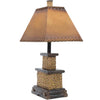 Stone Fireplace Lamp